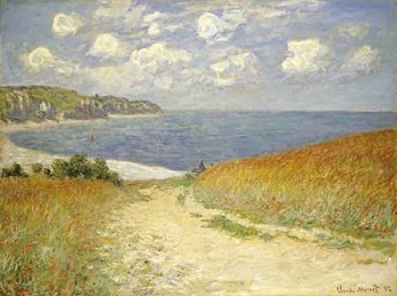 Path through the Wheat Fields at Pourville 1882 Poster Print by Claude Monet - Item # VARPDX265238